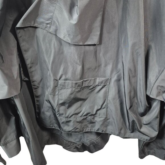 Planet by Lauren G Jacket Womens One Size Black Cropped Asymmetrical Lightweight - Picture 4 of 8